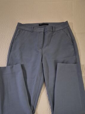 White House Black Market Elle Slim-Leg Trousers in Denim Blue sz 6